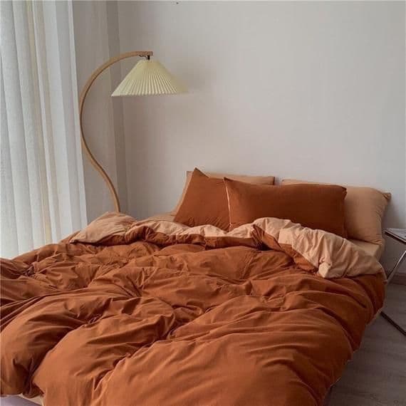 итальянская оранжевая спальня