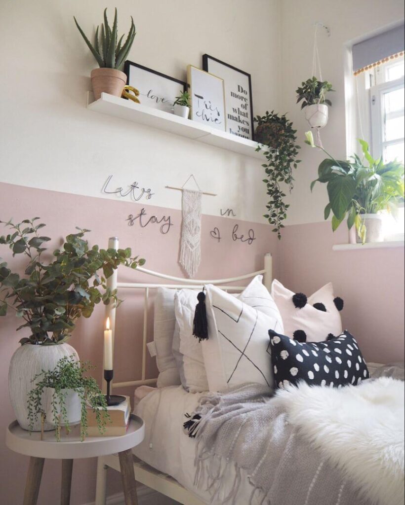 как выглядит розовая спальня