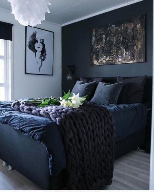 голландская синяя спальня