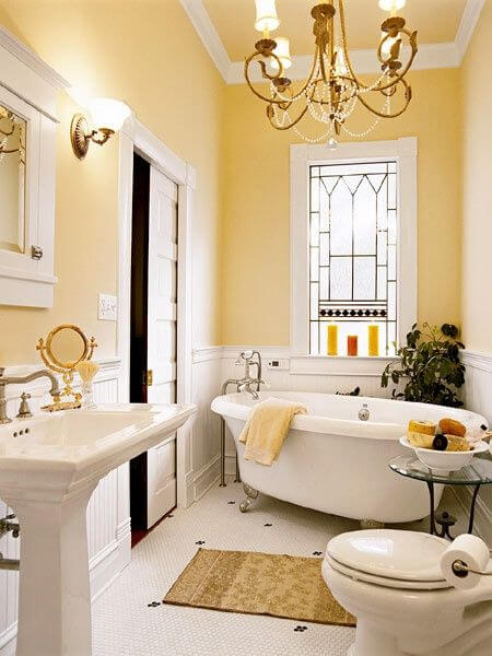 Классическая желтая ванная