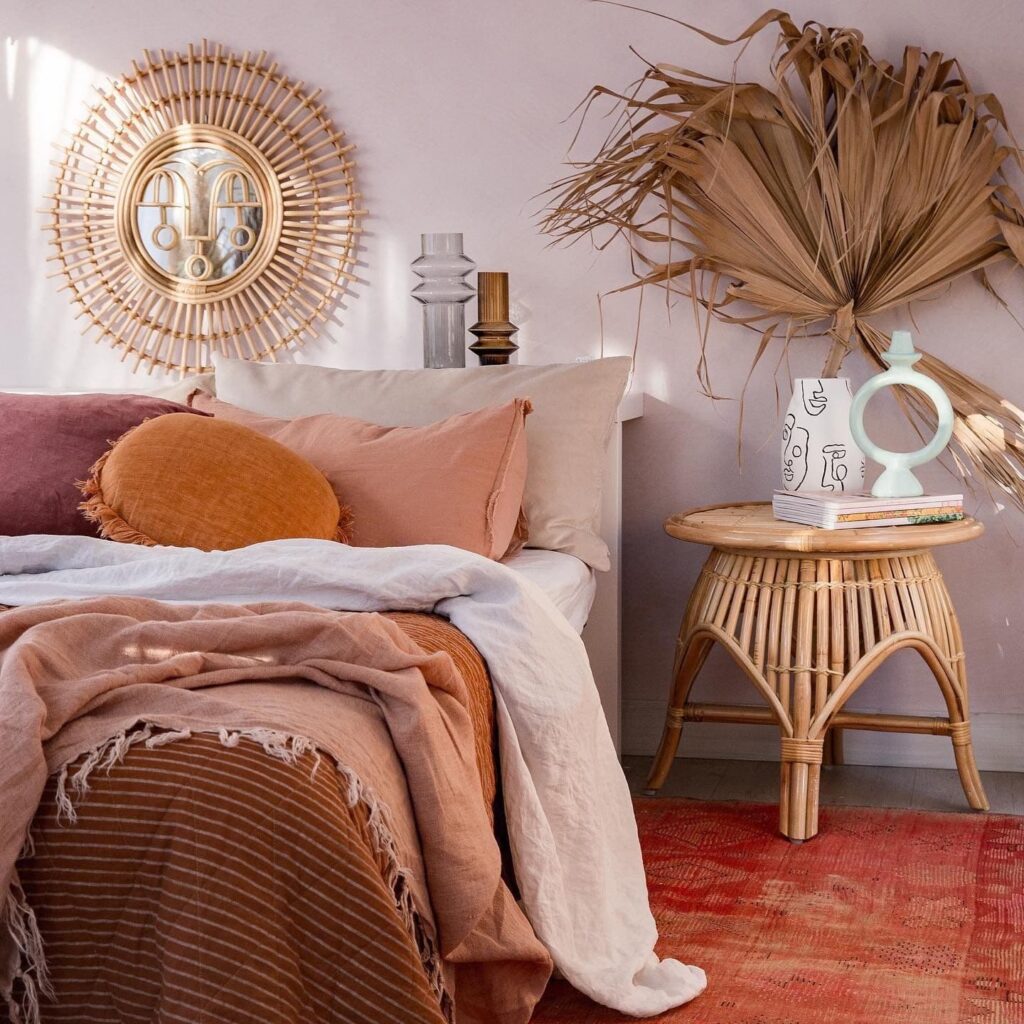 оранжевая спальня в частном домеоранжевая спальня в частном доме