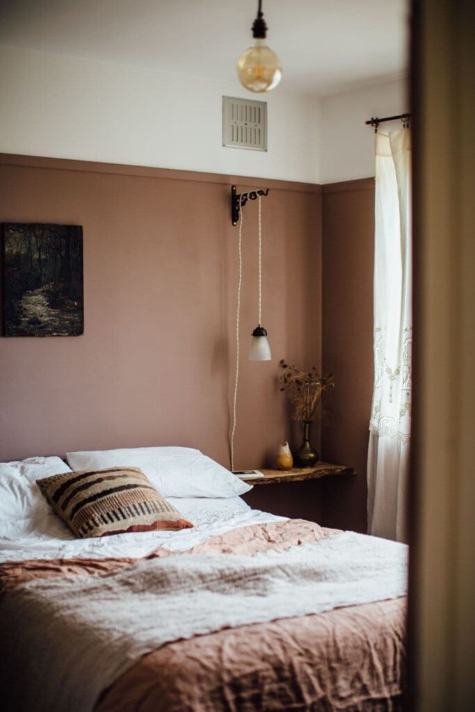 дизайн спальни в коричневых цветах