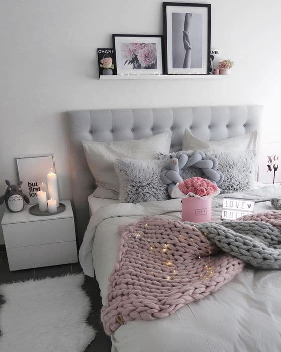 бесподобная бело-розовая спальнябесподобная бело-розовая спальня