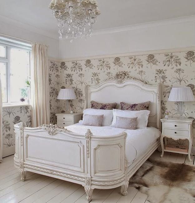 уникальная во французском стиле спальня