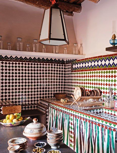 европейская в марокканском стиле кухня
