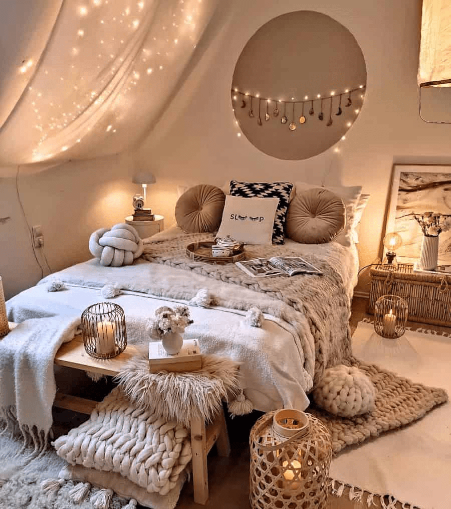 дизайн уютной спальни