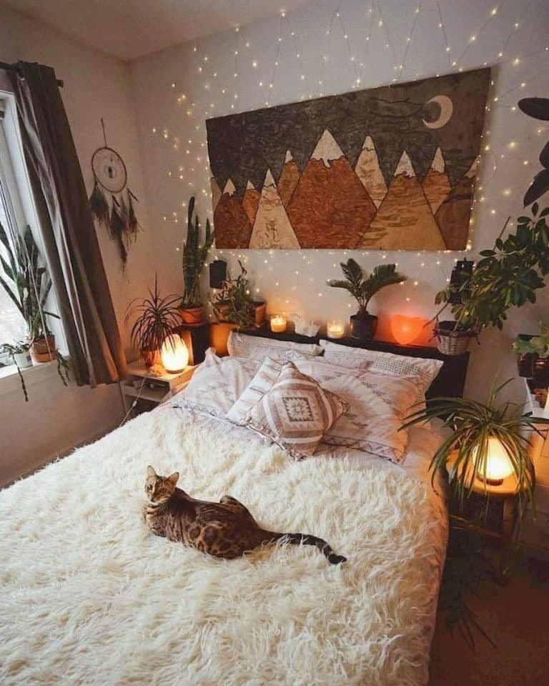 уникальный дизайн уютной спальни