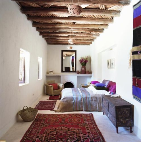 бесподобная в марокканском стиле спальня