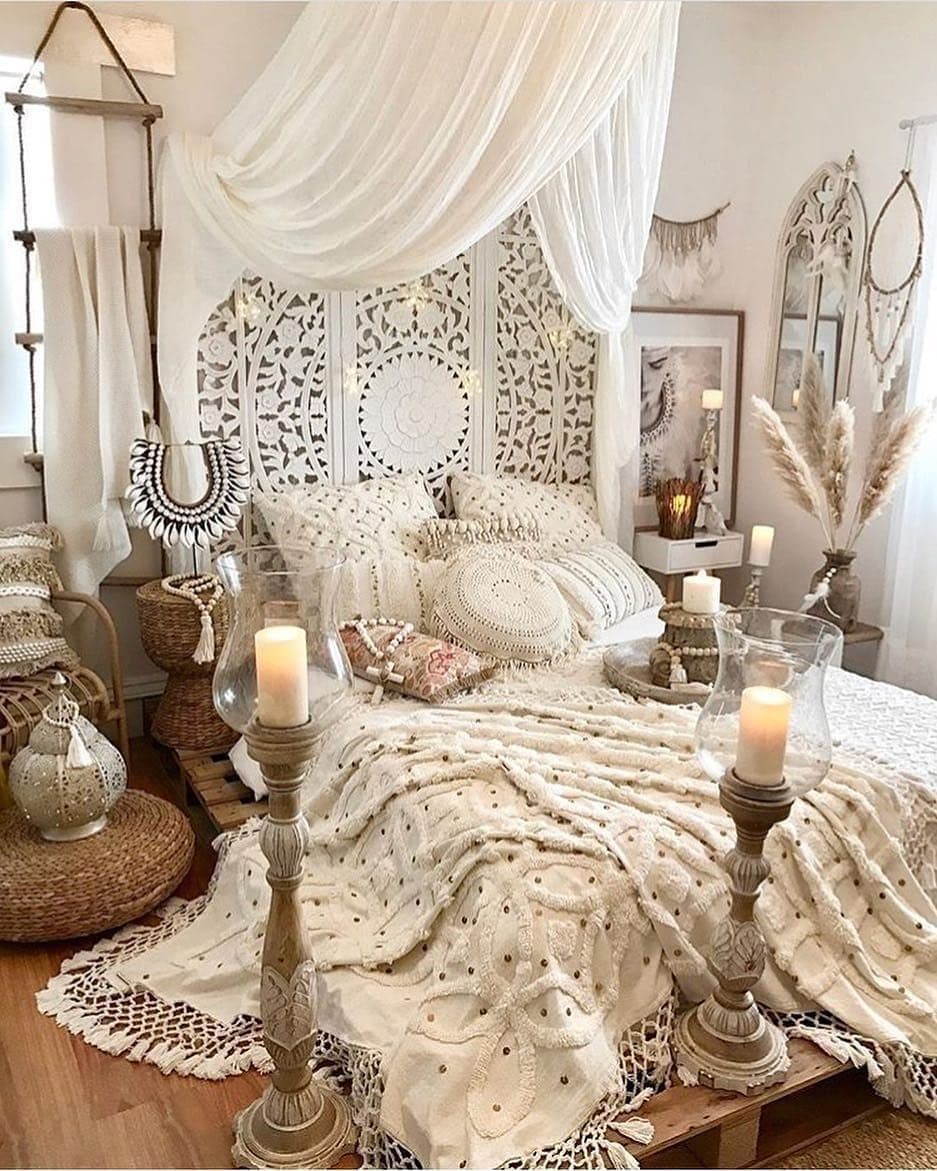чешская в марокканском стиле спальня
