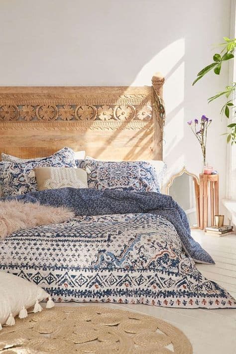 в марокканском стиле спальня в двухкомнатной квартире