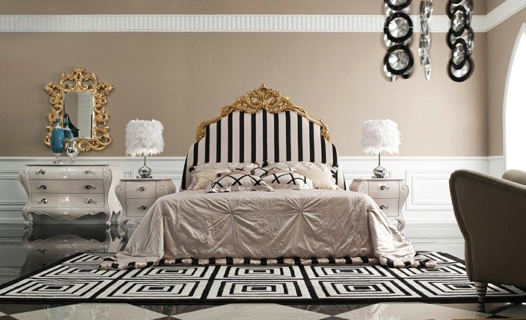 изящная в стиле барокко спальня