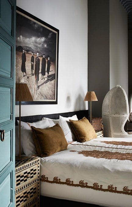 бесподобная в марокканском стиле спальня