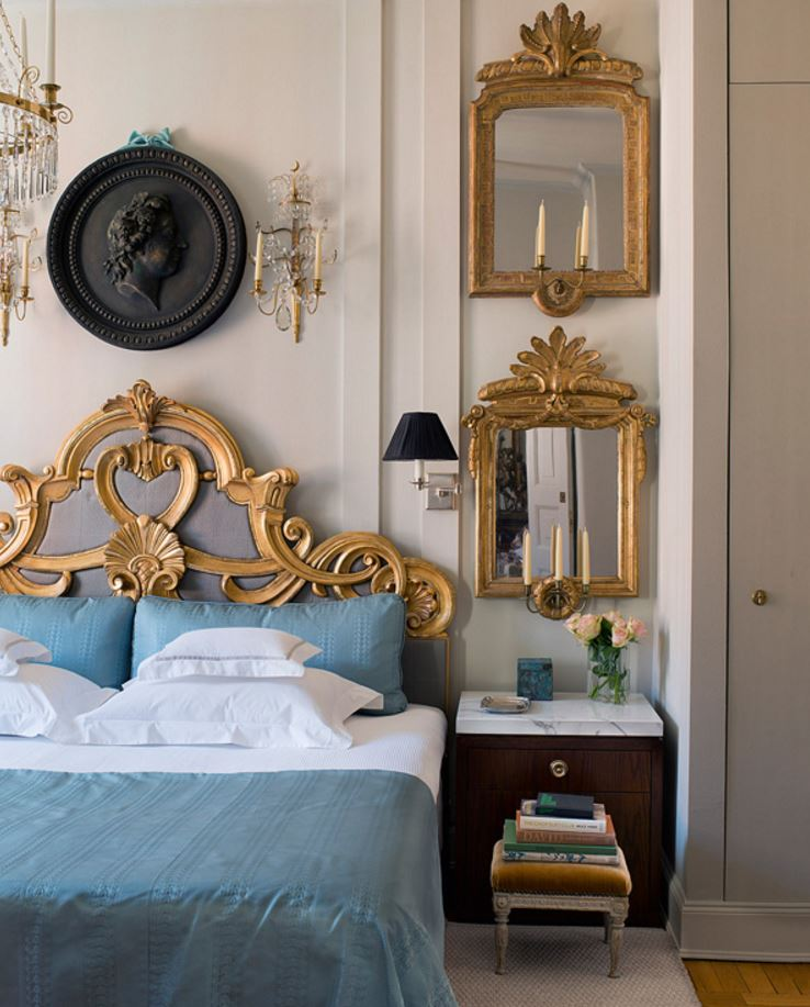 царская в стиле барокко спальня