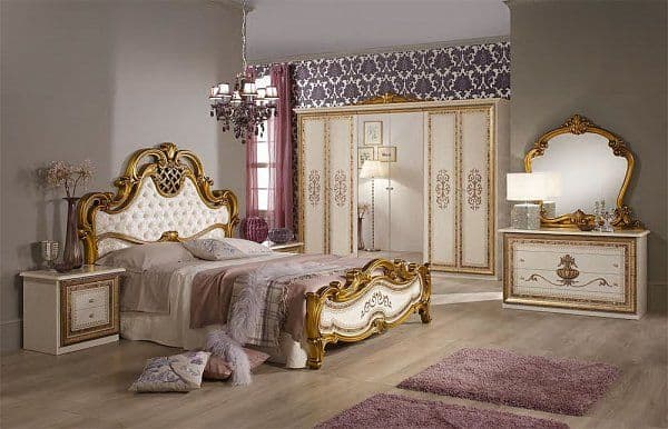 красивая в итальянском стиле спальнякрасивая в итальянском стиле спальня