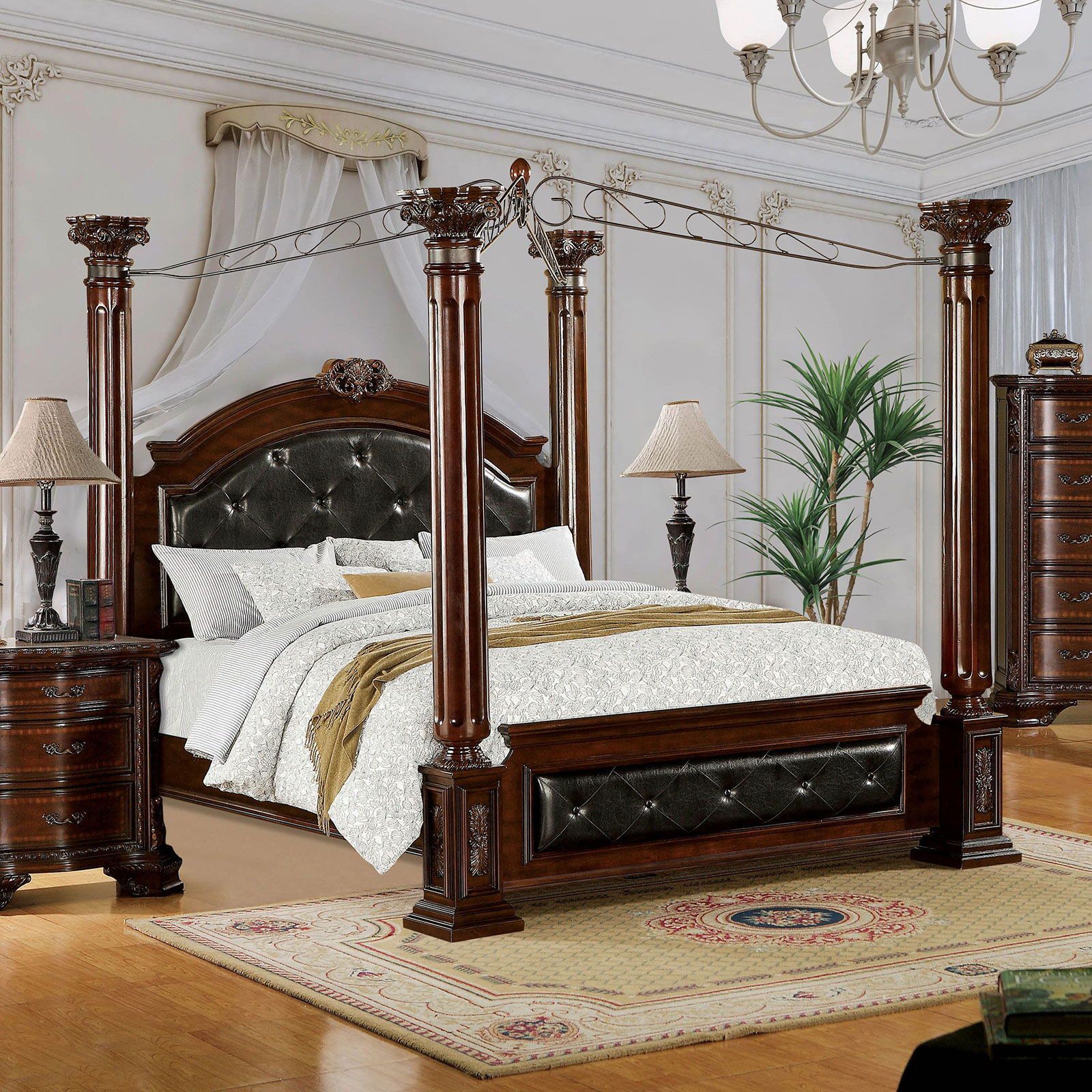 дивная в стиле барокко спальня