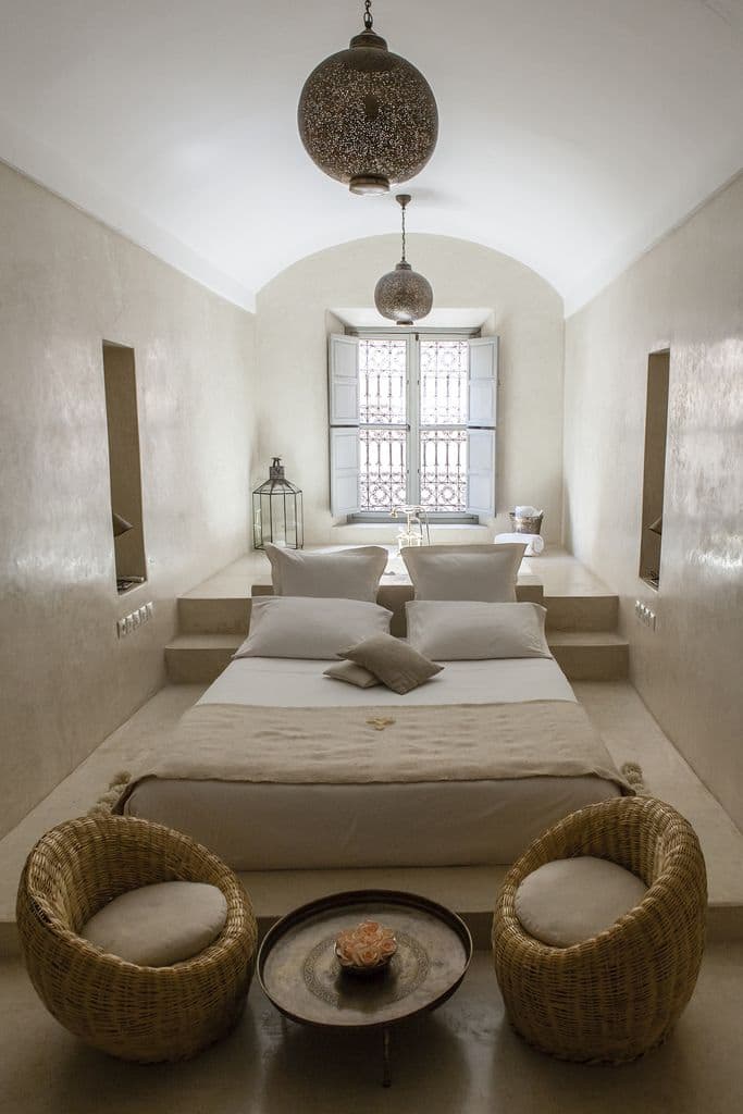 миланская в марокканском стиле спальня