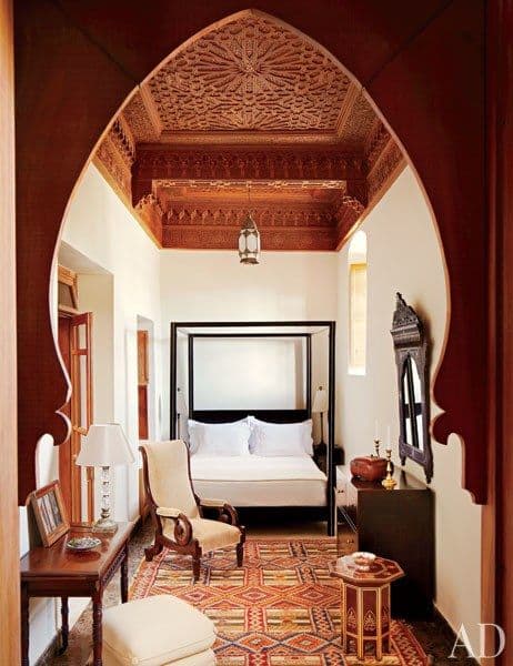 интерьер в марокканском стиле спальни
