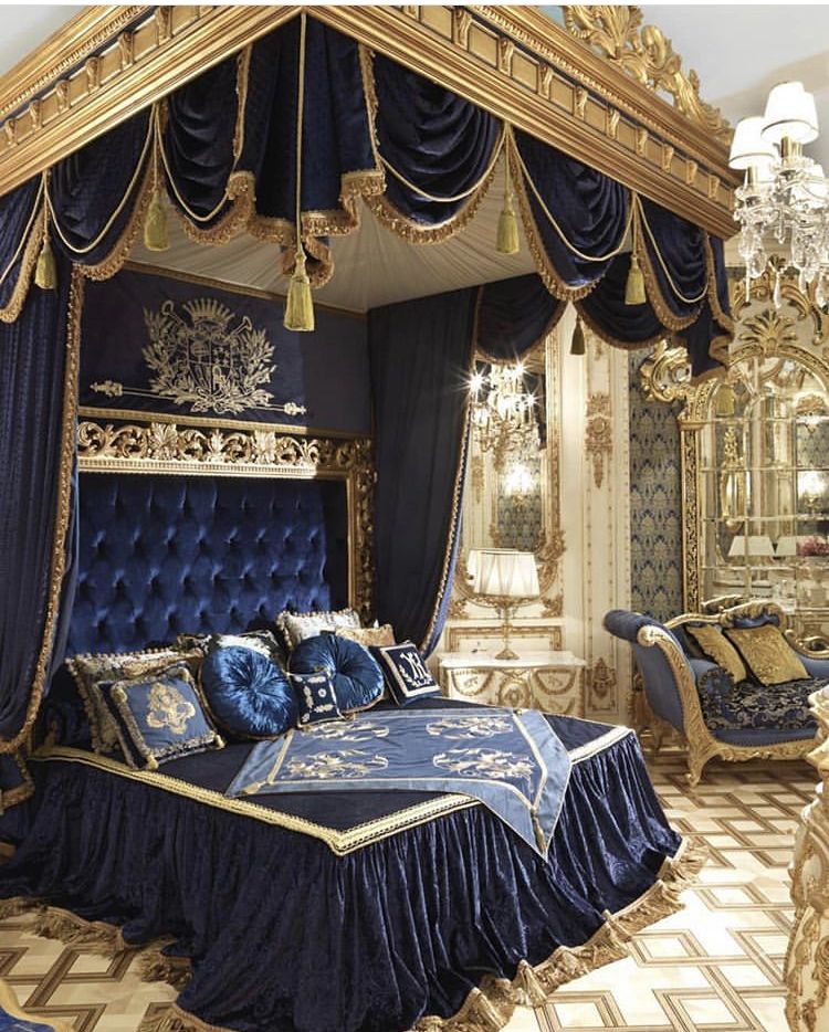 пленительная в стиле барокко спальня