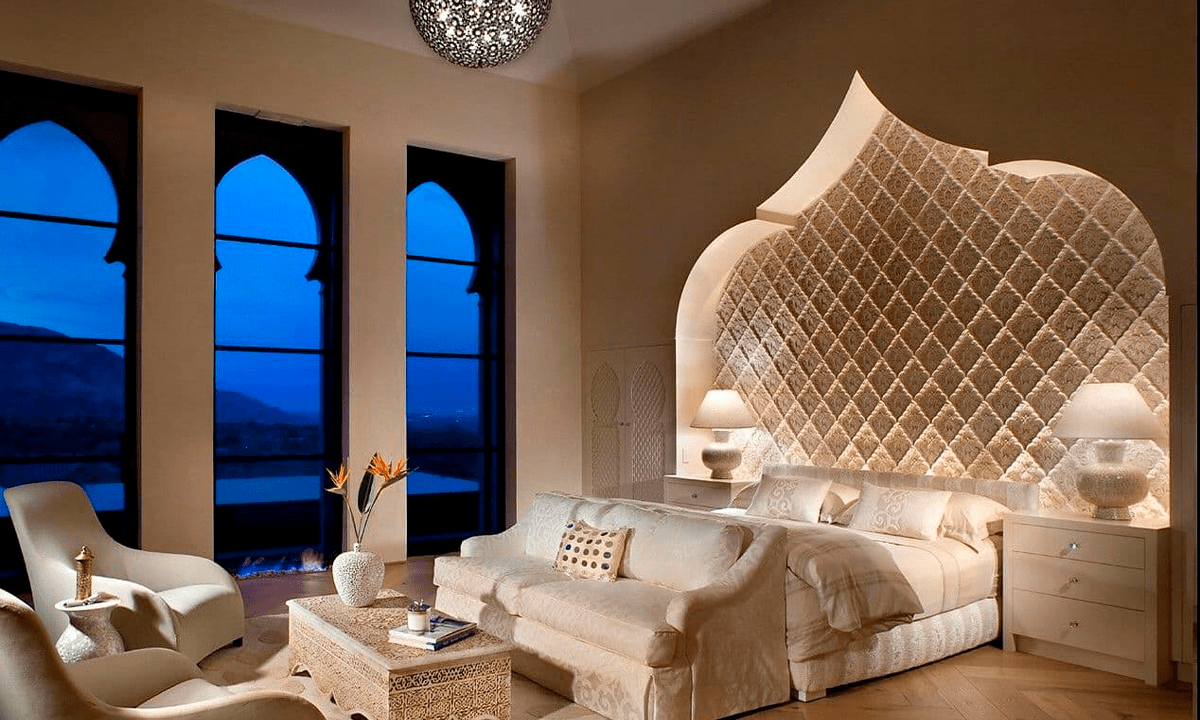 очаровательная в марокканском стиле спальняочаровательная в марокканском стиле спальня