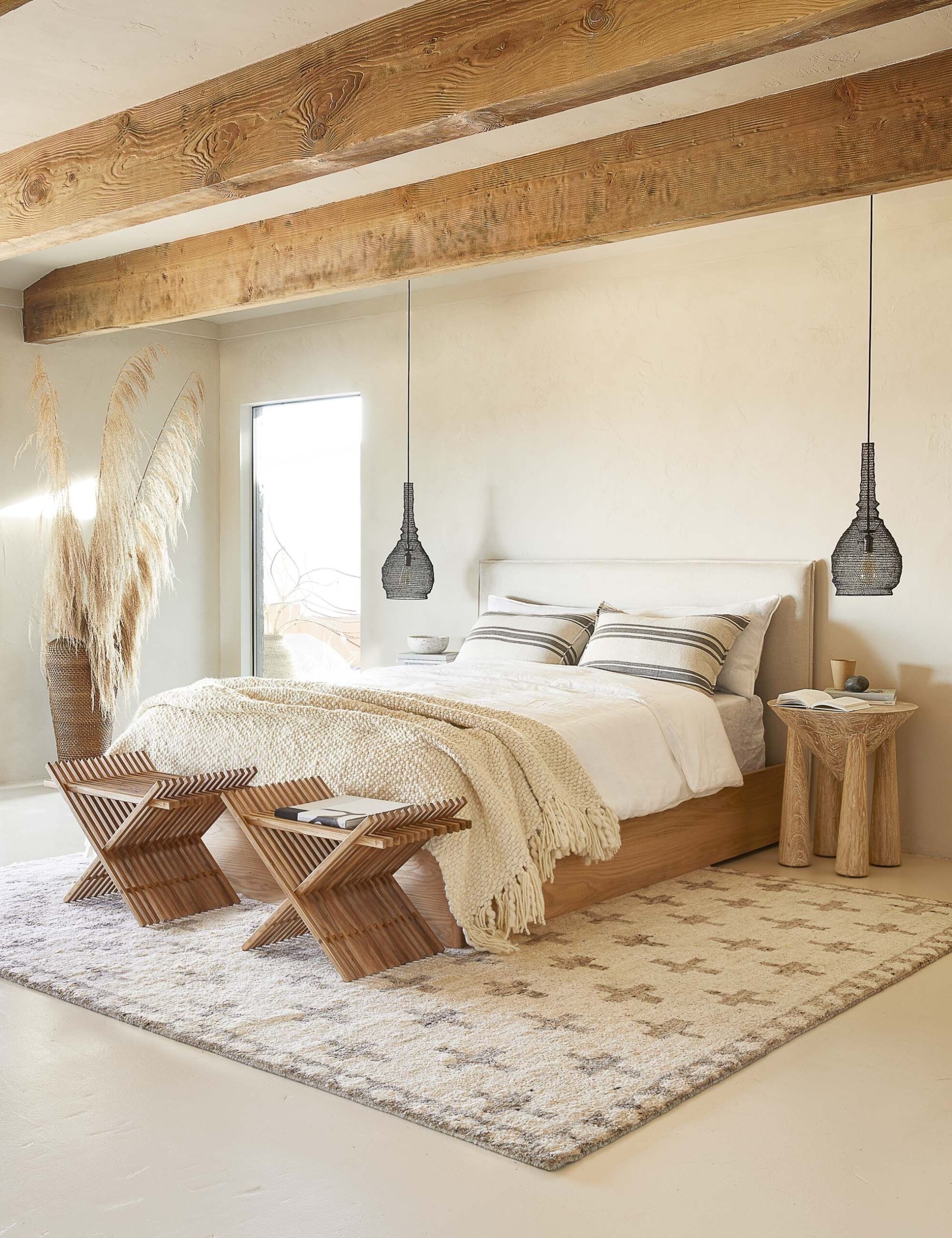 превосходная в стиле минимализм спальня