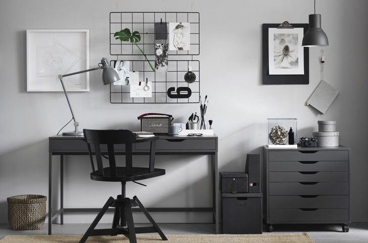 очаровательный серый кабинет