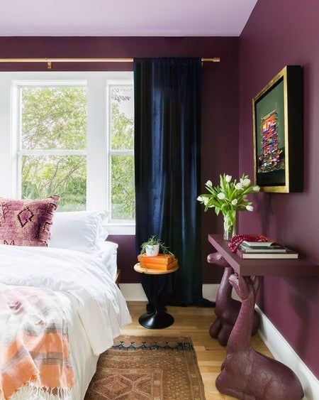 уникальный дизайн вишневой спальни