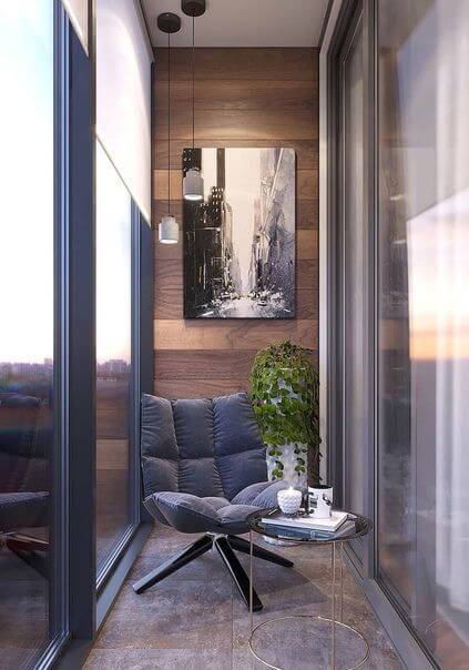 в современном стиле балкон в квартире