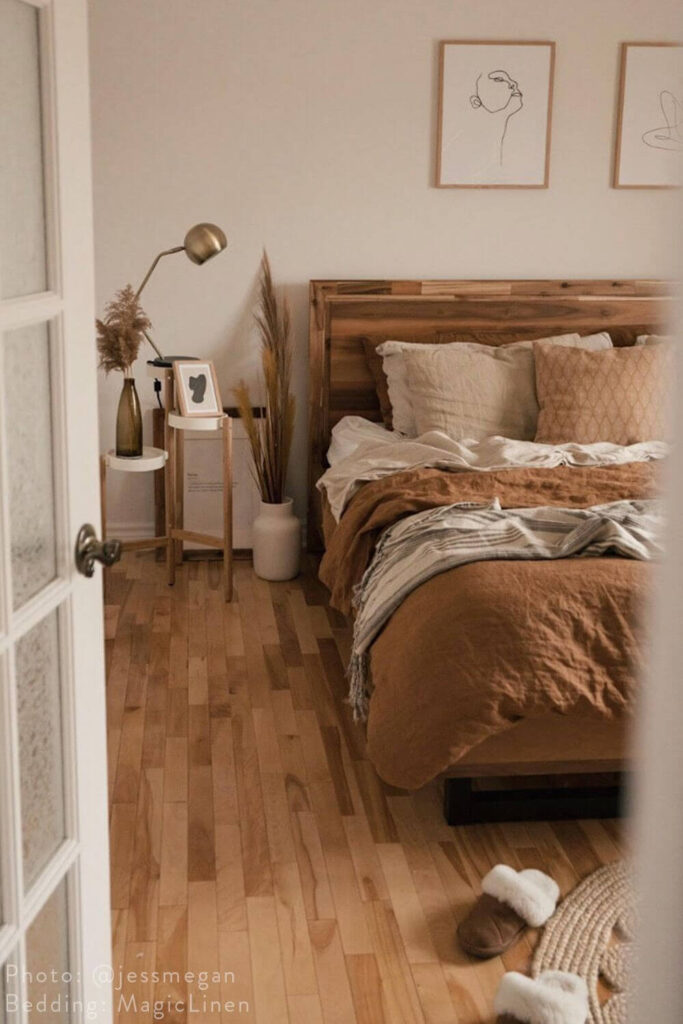 роскошная карамельная спальня