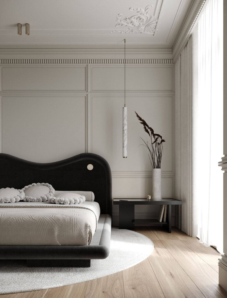 голландская в классическом стиле спальня