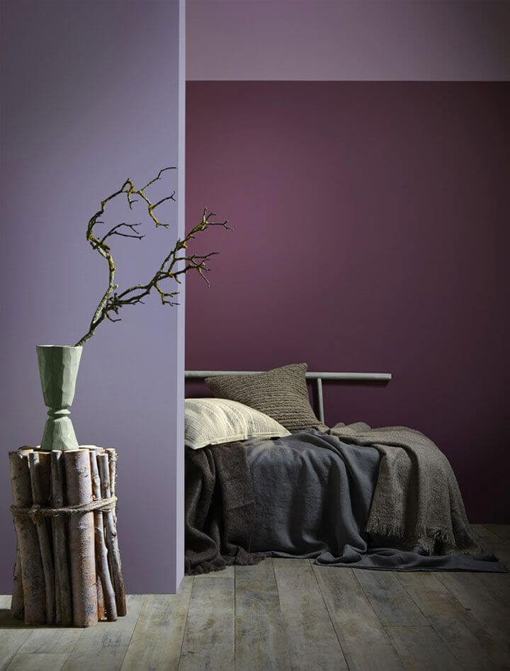 пленительная пурпурная спальня
