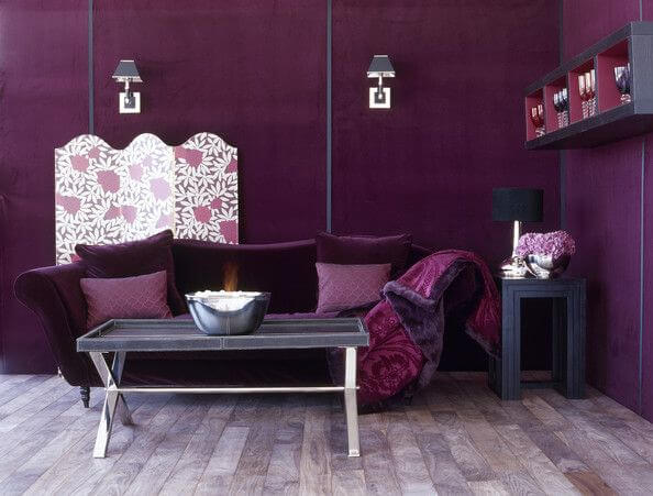 парижская пурпурная гостиная
