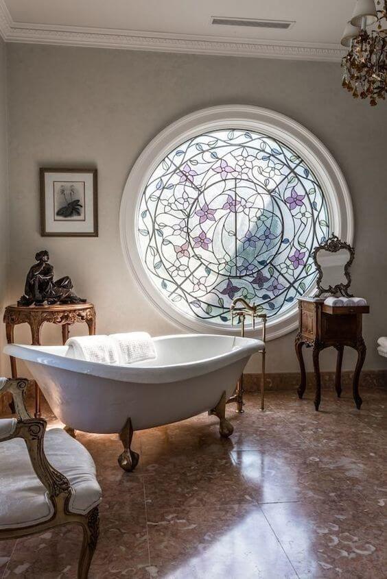 изящная в викторианском стиле ванная