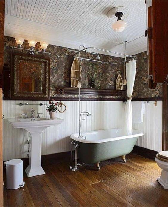 изысканная во французском стиле ванная комната